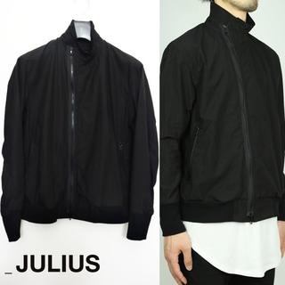 ユリウス(JULIUS)のJULIUS カバードネックジャケット 1 2019PF ブラック ブルゾン(ライダースジャケット)