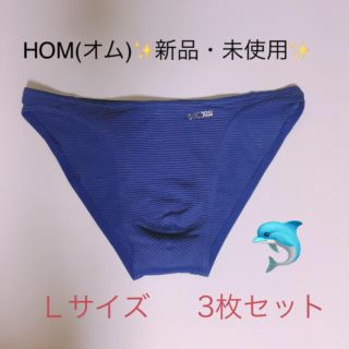 オム(HOM)の☆新品・未使用☆ メンズインナー  HOM(オム)ビキニ Ｌサイズ3枚セット⑭(その他)