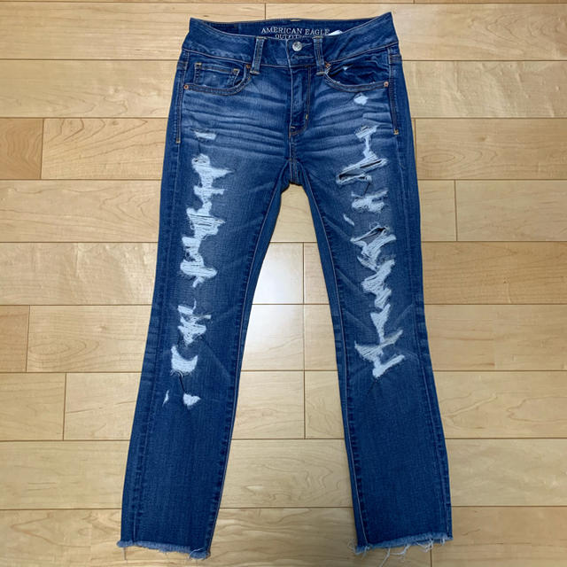 American Eagle(アメリカンイーグル)のアメリカンイーグル アーティストクロップ US4R DR12 レディースのパンツ(スキニーパンツ)の商品写真