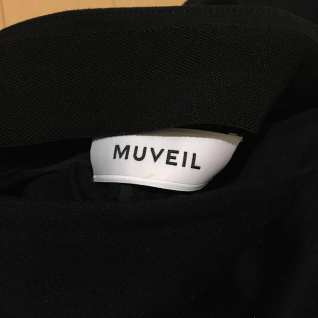 MUVEIL WORK(ミュベールワーク)のMUVEILフレアパンツ　ネイビー　38 レディースのパンツ(カジュアルパンツ)の商品写真