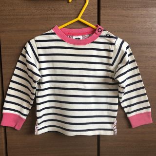 シップスキッズ(SHIPS KIDS)のシップス キッズ ボーダーTシャツ ロンT 長袖 80(シャツ/カットソー)