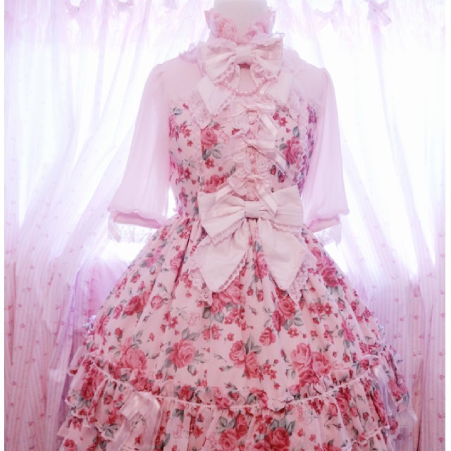 Angelic Pretty♡Dramatic Rose JSK+KC