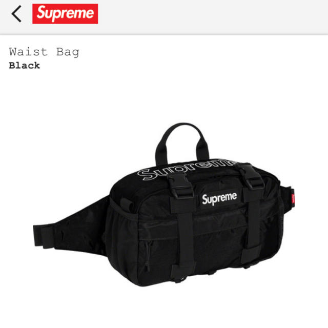 2019年8月31日購入店舗Supreme Waist Bag