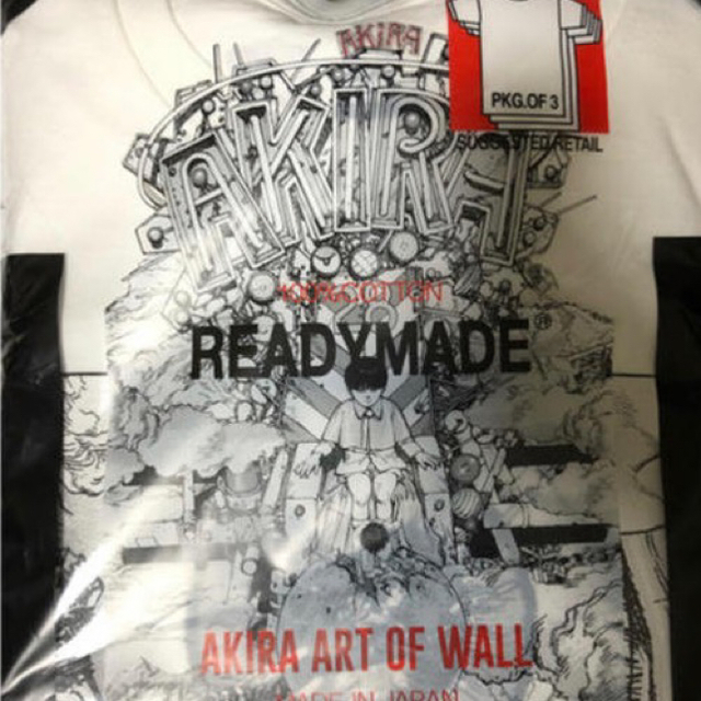 READYMADE × AKIRA 3 PACK T