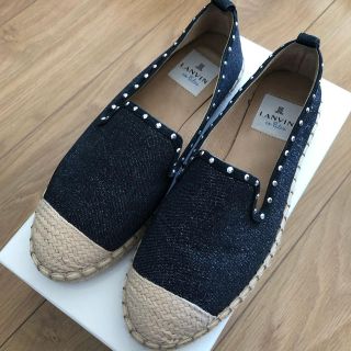 ランバンオンブルー(LANVIN en Bleu)のランバンオンブルー♡靴♡エスパドリーユ♡23cm(スリッポン/モカシン)