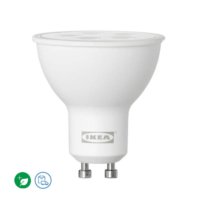 IKEA(イケア)のIKEA 電球　トロードフリ　5個セット インテリア/住まい/日用品のライト/照明/LED(蛍光灯/電球)の商品写真