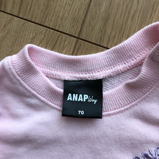 ANAP(アナップ)のANAP ベビーロンパース キッズ/ベビー/マタニティのベビー服(~85cm)(ロンパース)の商品写真