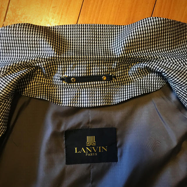 LANVIN シルク100%スプリングコート