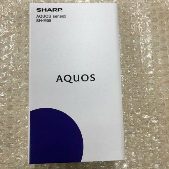 AQUOS sense2 SH-M08(ホワイトシルバー)