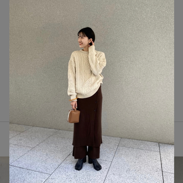 todayful Aran Knit Cardigan アラン