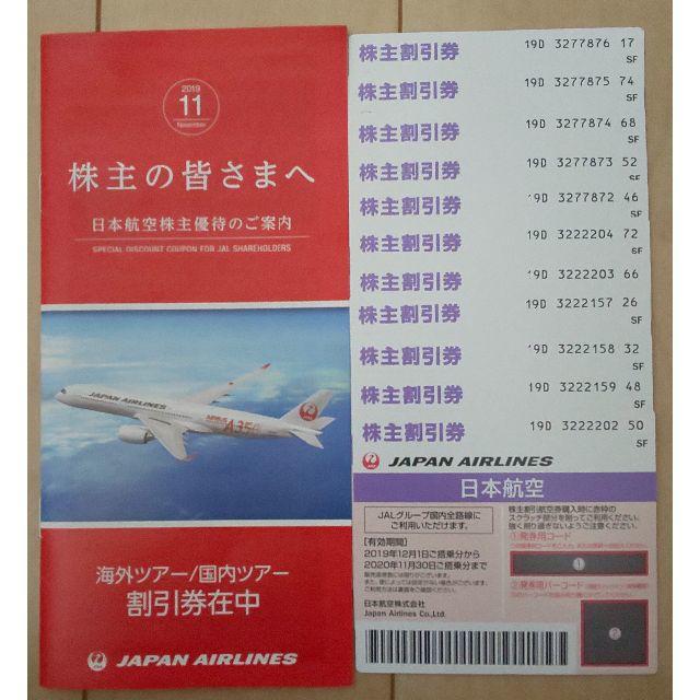 JAL株主優待券（2019年11月発行新券） 最新 bonartajans.com