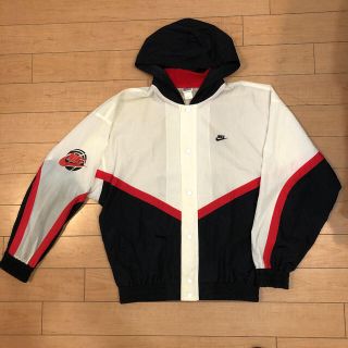 ナイキ(NIKE)の貴重 90s ビンテージ NIKE BIGサイズ デカロゴ バスケ ナイロンJK(ナイロンジャケット)