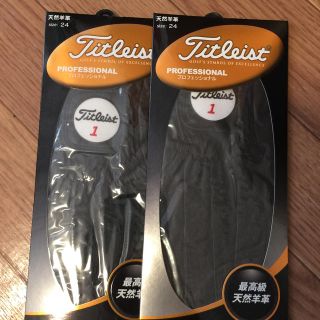 タイトリスト(Titleist)のタイトリスト グローブ PROFESSIONAL 2枚組 TG77(その他)