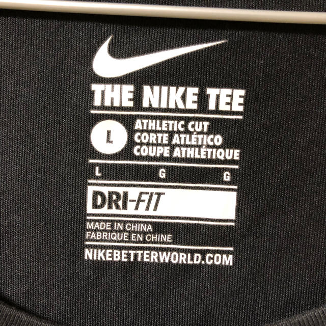 NIKE(ナイキ)のナイキ Tシャツ レディース DRI-FIT Lサイズ レディースのトップス(Tシャツ(半袖/袖なし))の商品写真