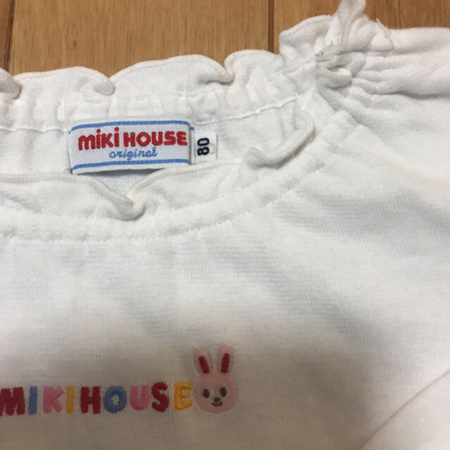 mikihouse(ミキハウス)のミキハウスの長袖シャツです。 キッズ/ベビー/マタニティのベビー服(~85cm)(Ｔシャツ)の商品写真