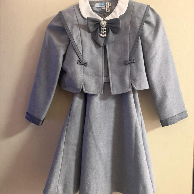 120cm 卒業式入学式に 女の子スーツ キッズ/ベビー/マタニティのキッズ服女の子用(90cm~)(ドレス/フォーマル)の商品写真