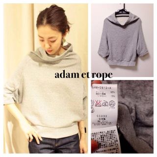 アダムエロぺ(Adam et Rope')のアダムエロペ 裏毛ビックスリーブPO(トレーナー/スウェット)