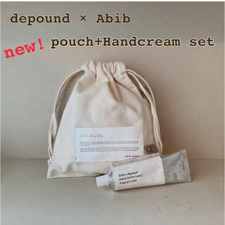 新作】depound×Abib pouch&Handcream setの通販｜ラクマ