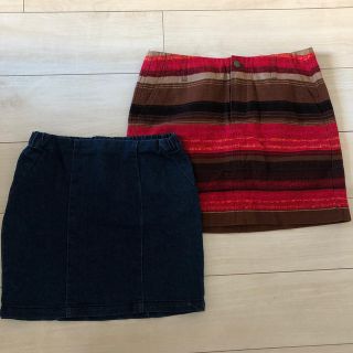 オールドネイビー(Old Navy)のOLD NAVY(未着用)☆ストレッチデニム　ミニスカ2点セット(ミニスカート)