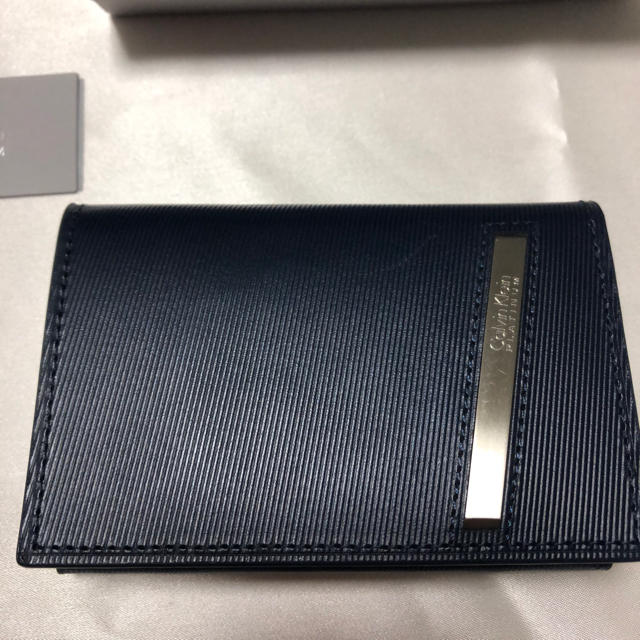 Calvin Klein(カルバンクライン)の【未使用品】カルバンクライン  プラチナム　カードケース　名刺入れ メンズのファッション小物(名刺入れ/定期入れ)の商品写真