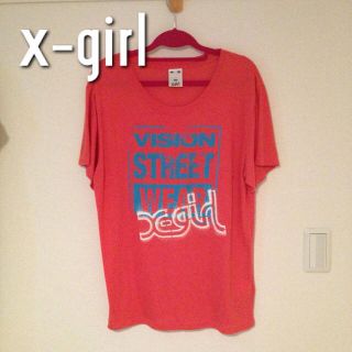 エックスガール(X-girl)のx-girl×VISION ♡ゆるＴ(Tシャツ(半袖/袖なし))