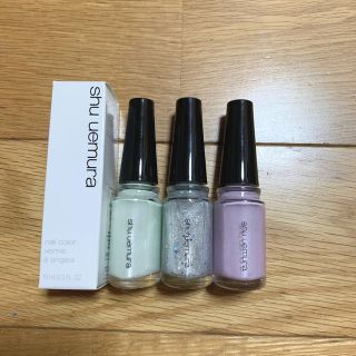 シュウウエムラ(shu uemura)のshu uemura マニキュア　3本セット(箱あり)(マニキュア)