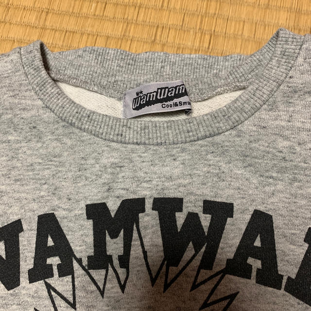 WAMWAM(ワムワム)のWAMWAMトレーナー１２０ キッズ/ベビー/マタニティのキッズ服男の子用(90cm~)(その他)の商品写真