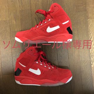 ナイキ(NIKE)のNIKE AIR FLIGHT LITE HIGHレッド　ソムリエール様専用(スニーカー)