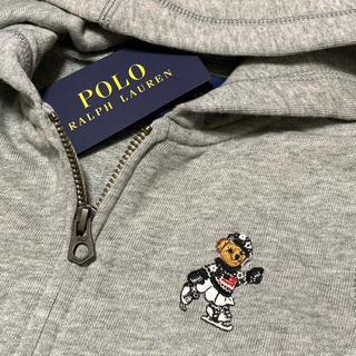 ポロラルフローレン(POLO RALPH LAUREN)の1点のみ♡6/120 新品 ポロベア フレンチテリー フーディ / グレー(ジャケット/上着)