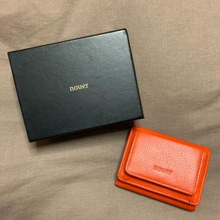 ビューティアンドユースユナイテッドアローズ(BEAUTY&YOUTH UNITED ARROWS)の！新品未使用！nouer カウレザーミニウォレット(オレンジ)(財布)