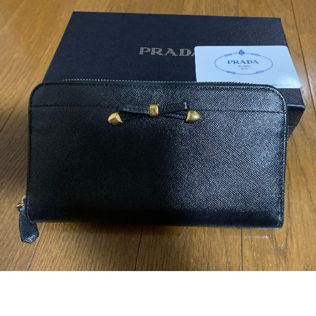 PRADA(プラダ)のPRADA 長財布 ブラック メンズのファッション小物(長財布)の商品写真