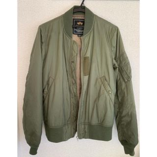 アルファインダストリーズ(ALPHA INDUSTRIES)のアルファ　メンズブルゾン　カーキ(ブルゾン)