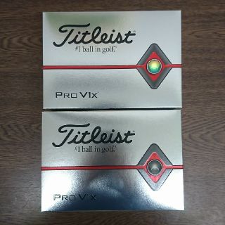 タイトリスト(Titleist)の【新品】タイトリスト　ゴルフボール 2019 Pro V1X 白  2ダース(その他)