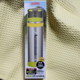 サーモス(THERMOS)のTHERMOS 山専ボトル 900ml FFX-900 ライムグリーン 新品(登山用品)