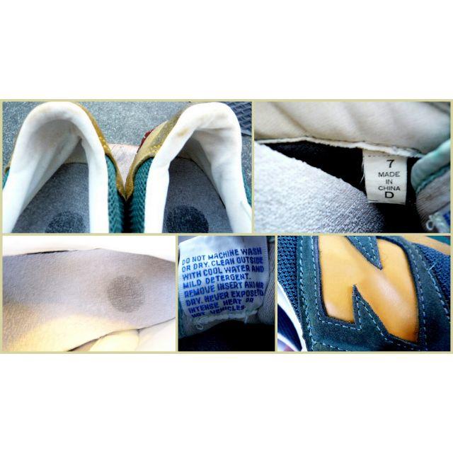 New Balance(ニューバランス)のオールドニューバランス NEW BALANCE SIZE7 グリーン メンズの靴/シューズ(スニーカー)の商品写真