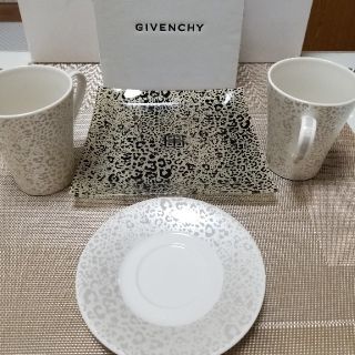 ジバンシィ(GIVENCHY)のGIVENCHY　ガラス皿　&　小皿　&　　マグカップ　　ジバンシー　食器セット(グラス/カップ)