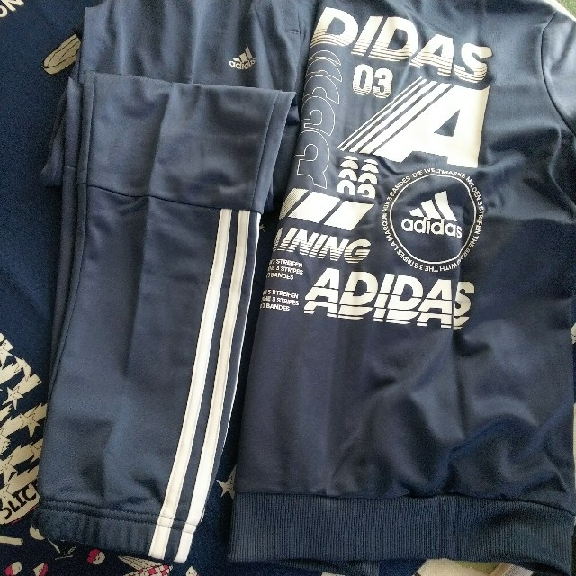 adidas(アディダス)のadidas  アディダス  ジャージ  上下  150 キッズ/ベビー/マタニティのキッズ服男の子用(90cm~)(その他)の商品写真