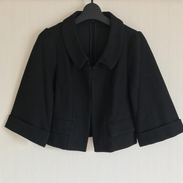 ANAYI(アナイ)のANAYI ブラックジャケット レディースのジャケット/アウター(ノーカラージャケット)の商品写真