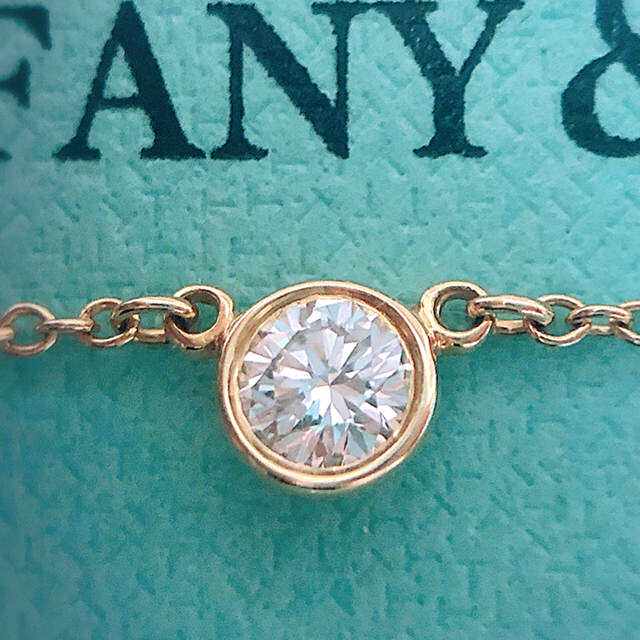 Tiffany & Co. - Tiffany 0.14ct バイザヤード  K18 ネックレス ダイヤモンド
