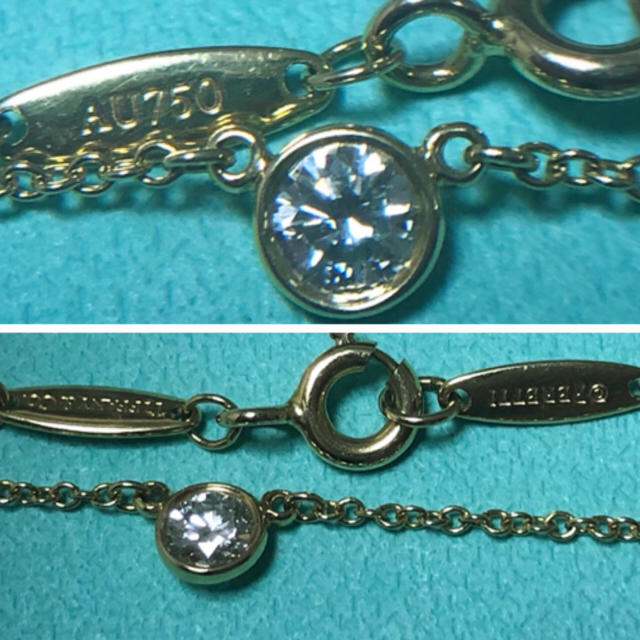 Tiffany & Co. - Tiffany 0.14ct バイザヤード K18 ネックレス ダイヤモンドの通販 by PON's shop