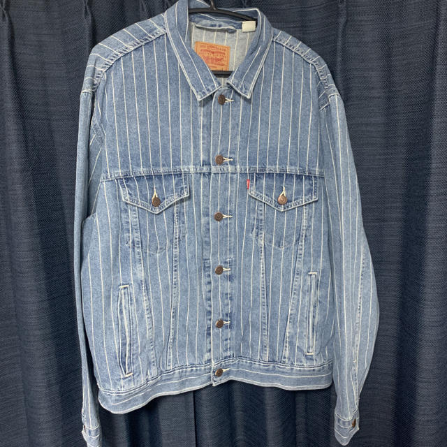 Supreme(シュプリーム)のSupreme Levi's Pinstripe Trucker Jacket メンズのジャケット/アウター(Gジャン/デニムジャケット)の商品写真