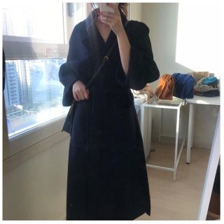 ザラ(ZARA)の引越しセール！黒のロングコート L(ロングコート)