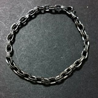 クロムハーツ(Chrome Hearts)のペーパーチェーン ブレスレット シルバー  ９２５ クロムハーツ 好きに(ブレスレット)