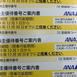 エーエヌエー(ゼンニッポンクウユ)(ANA(全日本空輸))のANA株主優待券(その他)