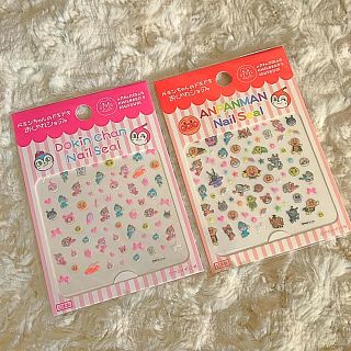 アンパンマン(アンパンマン)の２枚セット　アンパンマン　ネイルシール　ミュージアム限定商品(ネイル用品)