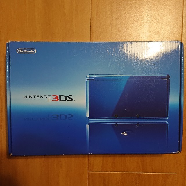 任天堂(ニンテンドウ)のNintendo 3DS 本体 コバルトブルー 中古 エンタメ/ホビーのゲームソフト/ゲーム機本体(携帯用ゲーム機本体)の商品写真