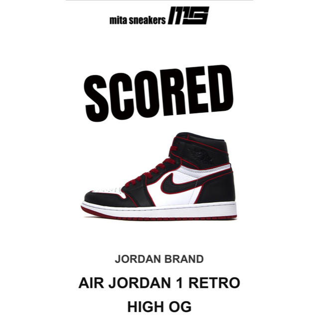 NIKE(ナイキ)のNike Air Jordan 1 High OG BLOODLINE  メンズの靴/シューズ(スニーカー)の商品写真