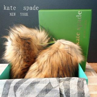 ケイトスペードニューヨーク(kate spade new york)のkate  spade   NEW YORKのファーグローブ(手袋)