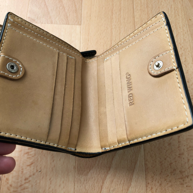 REDWING - □レア:内側ヌメ革□Red Wing 二つ折りウォレットの REDWING - □レア:内側ヌメ革□Red Wing 二つ折りウォレットの