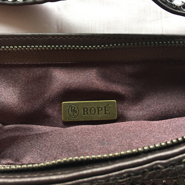ROPE’(ロペ)のROPE  ハンドバック　フォーマルバック　茶 レディースのバッグ(ハンドバッグ)の商品写真